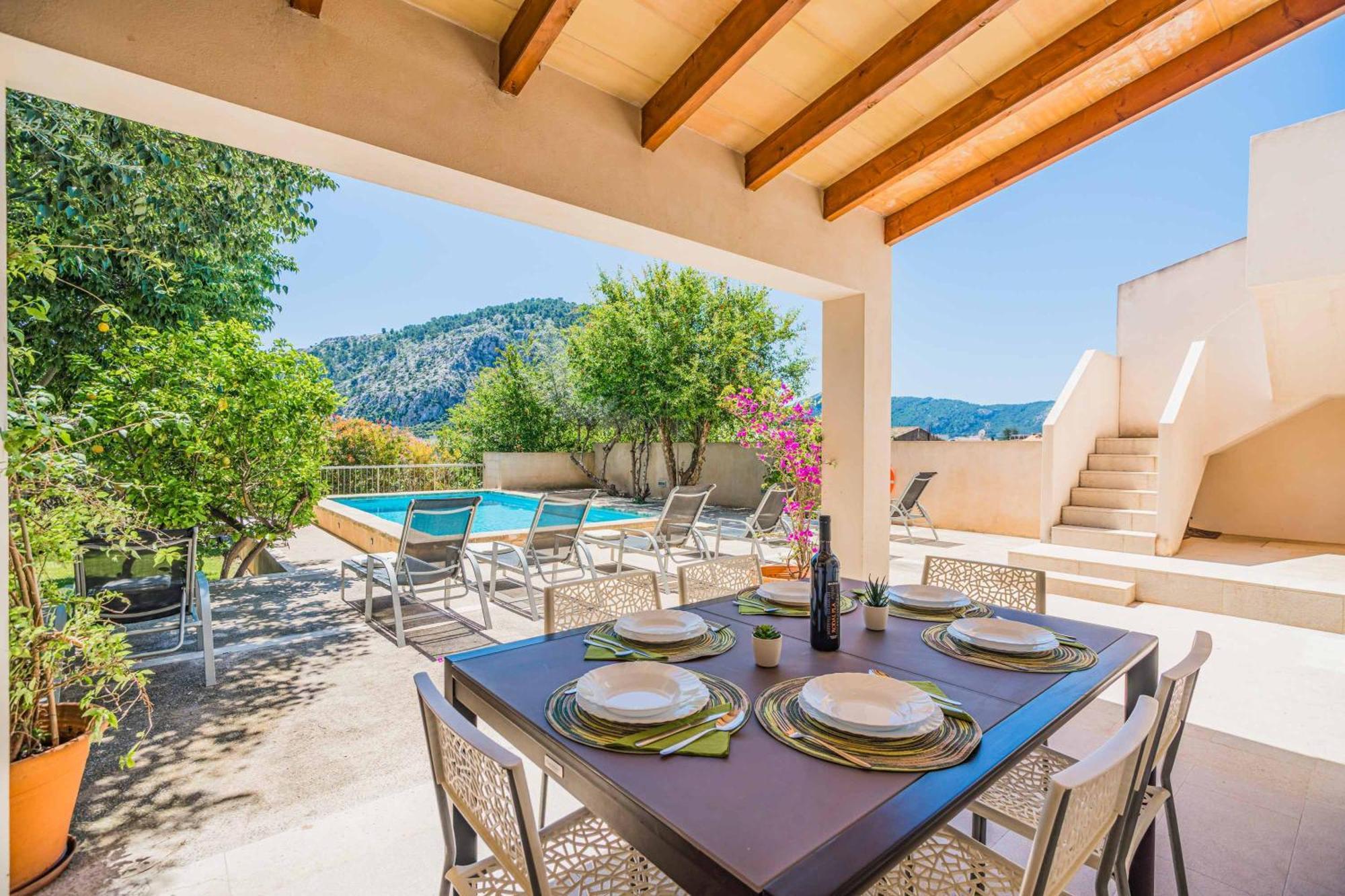 Casa Pueblo Villa Pollenca Bagian luar foto